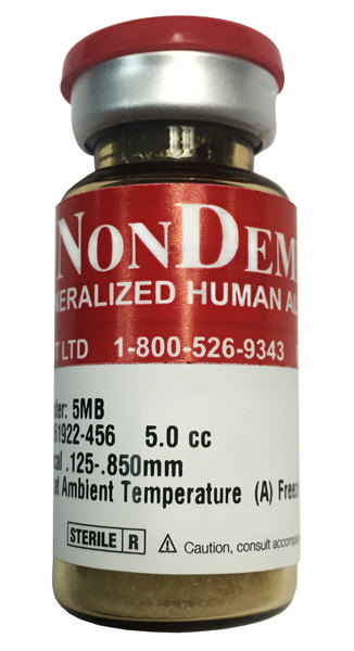 NonDemin Mineralized Cortical Bone Matrix (Cortical Bone Powder) Allograft