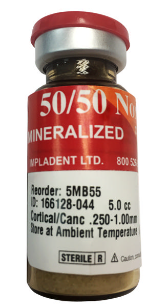 '50/50' Cortical / Cancellous Mineralized Bone Matrix Allograft