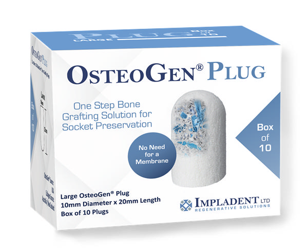 OsteoGen Plug (Bone Grafting Plug for Socket Preservation)